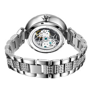 Montres pour femmes lumineuses, <span class=keywords><strong>montre</strong></span> <span class=keywords><strong>mécanique</strong></span> automatique à <span class=keywords><strong>remontage</strong></span> automatique, <span class=keywords><strong>montre</strong></span> à phases lunaires pour femmes - Product Image 6