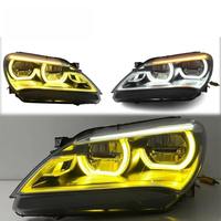 Phare F06 2011 2013 Série 6 Style Ikon Double Couleur Full LED Plug and Play Pièces Auto pour BMW