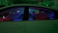 Film solaire pour voiture à changement de couleur, film teinté électrique, découpe libre, motif personnalisable, film lumineux pour vitres de voiture, vente chaude