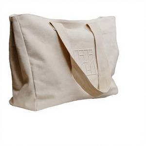 KIC STAR FASHION INDUSTRY Medium Cotton <b>Canvas</b> <b>Tote</b> Bag Letter Print Reusable Grocery Bag Front Pocket Long Shoulder Handles - Product Image 6