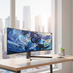 Monitor Curvo de 49 Pulgadas, <span class=keywords><strong>Comprar</strong></span> Ahora, Monitor de 49 Pulgadas 4k, Monitor Curvo para Juegos Económico - Product Image 1