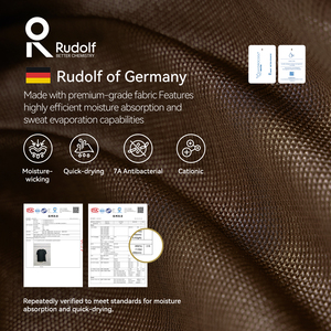 QUICKSHOW <span class=keywords><strong>RUDOLF</strong></span> T-shirts de course à séchage rapide, respirants, anti-transpiration, vêtements de sport, t-shirts d'entraînement à coutures contrastées, unisexe - Product Image 2