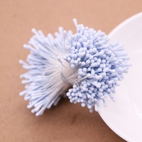 400 pièces de fleurs artificielles en gypse à double tête, mat, type fleur de malt, avec étamines et pistils de 3 mm, pour roses et pivoines, en matériau sûr, fournitures d'artisanat DIY