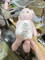 Cadeau de Pâques pour bébé : Lapin à longues oreilles en sublimation, jouet lapin à transfert thermique, cadeau de Pâques