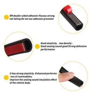 Guarnizione in Gomma EPDM per Cofano Auto, Striscia di Tenuta in Gomma <span class=keywords><strong>con</strong></span> Servizio di Taglio Personalizzato - Product Image 3