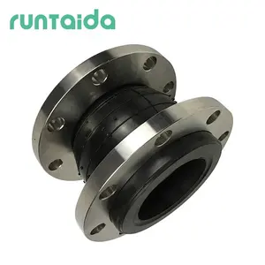 Rubber Joint Flanged Connector Coupling Pipeline Bellows Compensator EPDM Flexible Rubber Expansion Joint