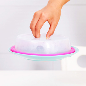 Reusable Plastic Food Storage Lid Round Airtight Microwave Safe Kitchen Bowl Cover for Refrigerator Use - Product Image 3