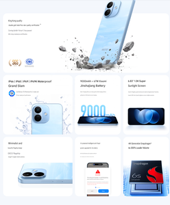 New Hot 2026 Redmi Note 17 Pro 5G Smartphone Ultra Waterproof <b>Phone</b> With 6.83" 1.5K 120Hz AMOLED Display 90000mAh 67W Charger - Product Image 6