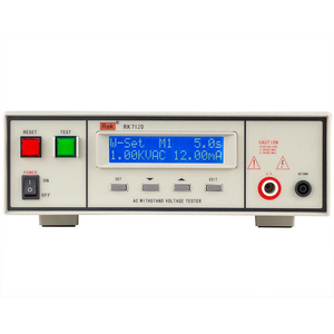เครื่องทดสอบไฟฟ้ากระแสสลับแบบตั้งโปรแกรมได้/5KV ไฟฟ้ากระแสตรง RK7110 RK7120 12mA เครื่องทดสอบแรงดันไฟฟ้าที่สามารถทนได้1ปี - Product Image 3
