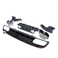 Mise à niveau du diffuseur arrière W205 de haute qualité style C63 pour Mercedes Benz classe C berline sport 2014 2016 2018 2019