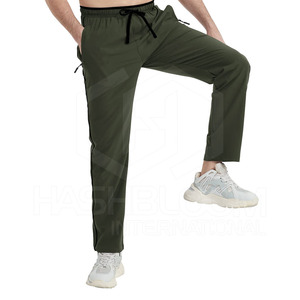 Pantalon cargo décontracté coupe confortable pour homme Jogging d'extérieur multi-poches Pantalon droit délavé 100% coton à séchage rapide - Product Image 4