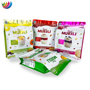 Pochette <span class=keywords><strong>d</strong></span>'emballage de fruits séchés, 50 pièces, bloc à fermeture éclair personnalisé, fruits noix <span class=keywords><strong>d</strong></span>'<span class=keywords><strong>avoine</strong></span>, petit <span class=keywords><strong>d</strong></span>éjeuner, qualité alimentaire saine, 500g - Product Image 5