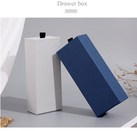 Boîte d'emballage pour lunettes en stock, type tiroir, rectangulaire, en carton, pour le rangement de parfums et de cosmétiques, boîte en papier, boîte cadeau d'aromathérapie