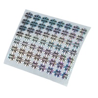 Autocollants d'hologramme 2D/3D personnalisés, étiquettes d'hologramme d'argent/or, autocollants holographiques d'étiquette pour le sceau de sécurité