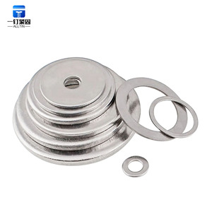 Arandelas planas DIN125 de metal inoxidable de tamaño personalizado de alta calidad, con acabado de zinc, directo de fábrica, 2017 - Product Image 1