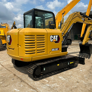 Mini-excavatrice d'occasion japonaise CAT305.5E2 5,5 tonnes, moteur, boîte <span class=keywords><strong>de</strong></span> vitesses, pompe, modèle 2023 à vendre, incluant rapport vidéo. - Product Image 3