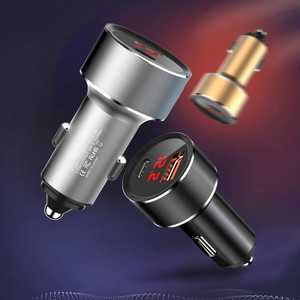 Topk — chargeur de <span class=keywords><strong>voiture</strong></span> à 2 ports USB type-c PD Quick Charge 3.0, adaptateur secteur pour téléphone Galaxy, iphone et Huawei - Product Image 2