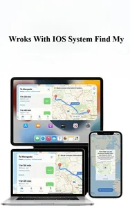 Localizador de rastreador GPS inteligente certificado MFI, etiqueta de aire verificada Compatible con iPhone Android, soporte magnético de plástico para perros - Product Image 5