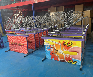 EASYFUN Factory Jeu de défi de dextérité électrique de qualité commerciale personnalisé pour fête foraine, jeu de fil électrique à buzzer 'Main Stable' - Product Image 2