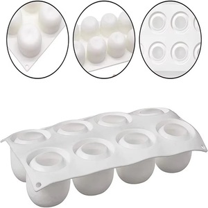 8-Cavity Apple Silicone Cake Mold 3D Fruit Baking Chocolate Mold For Commercial Use - Product Image 5