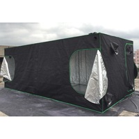 1 Tente de culture hydroponique personnalisée 600x300x200cm pour culture intérieure, durable, en Mylar argenté 600D 1680D, avec poteaux D19mm D25mm