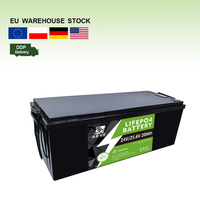 Batterie LiFePO4 avec BMS, en stock UE, 12V 48V 24V 100Ah 150Ah 200Ah 300Ah, Batterie Lithium-Ion LiFePO4 12V pour Chariots de Golf