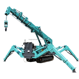 עכבישים קומפקטי רב עוצמה מנוף זחילה מנוף עכביש רב תכליתי עם שליטה מרחוק הרחבת בום - Product Image 4