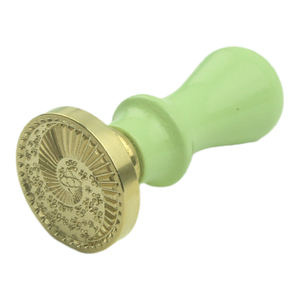 Testa di timbro di cera sigillante Scrapbooking fai da te inviti di nozze <span class=keywords><strong>Album</strong></span> <span class=keywords><strong>fotografico</strong></span> timbro di sigillo dedicato testa in ottone sostituibile - Product Image 2