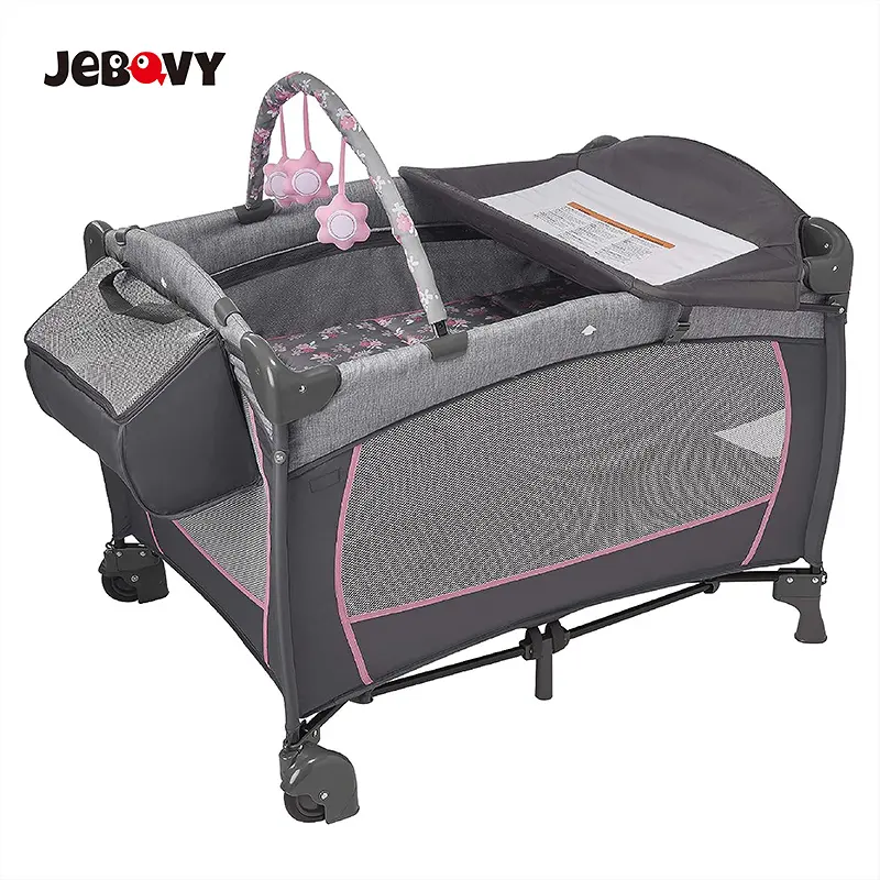 Baby Crib Wholesale ASTM Certificate Bassinet Changing Table Baby Playpen Baby Playard