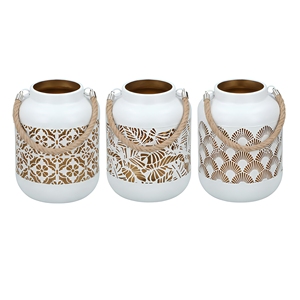 Wholesale Metal Votive Candle Holder <b>Lanterns</b> with Customized Patterns for Home & Events Decorations - Product Image 1