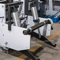 Équipement de fabrication RTJX350 : Rouleau d'étiquettes pré-imprimées à rembobinage continu, largeur étroite, avec découpeuse et refendage