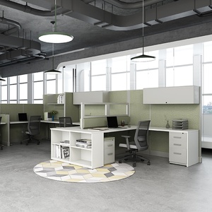 Fabricante de muebles de oficina Estación DE TRABAJO DE cubículo personalizada para 2-10 personas con estación de trabajo de partición de cubículo de oficina - Product Image 3