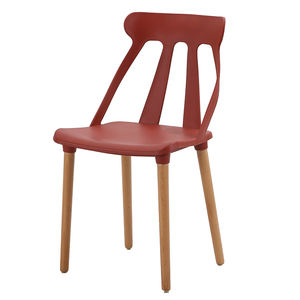 عينة مجانية لكرسي بلاستيكي عصري ملون بدون ذراعين من مواد خام بنغالية عالية الجودة للطلاب والمقاهي - Product Image 3