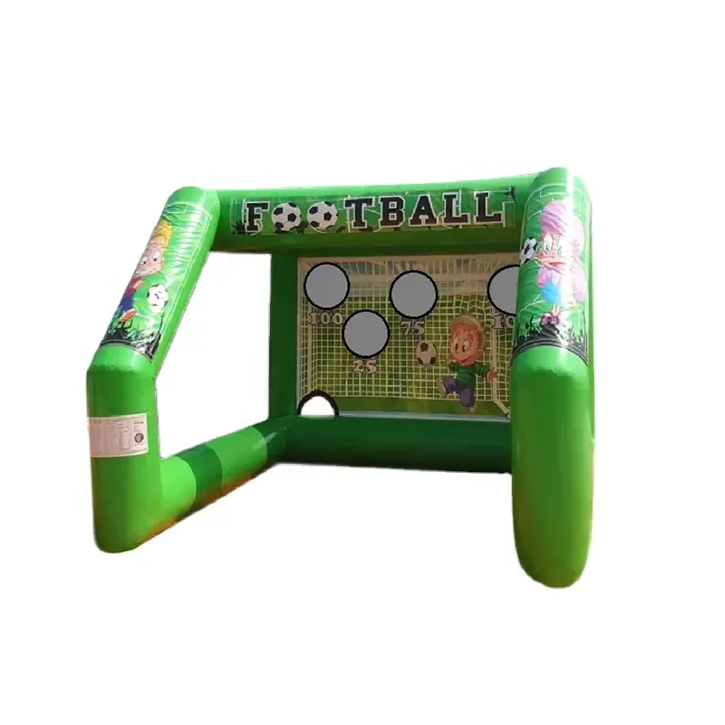 12ft Carnival Events Football Penalty Shootout Inflatable Penalty Shootout Soccer Goal for Kids