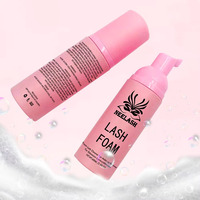 Neelash Kit de Shampooing pour Extensions de Cils 60ml, Marque Privée Personnalisée, Végan, Sans Cruauté Animale, Outil de Beauté, Nettoyant Moussant pour les Yeux