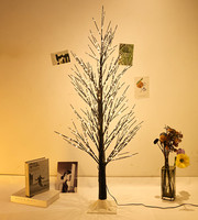 Guirlande lumineuse LED en forme de branche de bouleau de Noël, blanc chaud, IP44, pour extérieur, jardin, décoration de fête, salon, maison
