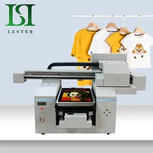LSTA3-0208 New 1 or 2 Station Good Quality CMYKW Upgraded Direct to Garment Printer for Sale Inkjet t-shrit Printer Machine