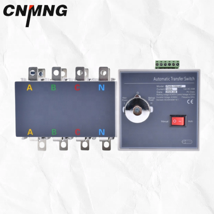 FHG-160/4P-41-B 160A <strong>4</strong>-<strong>Pole</strong> <strong>Automatic</strong> <strong>Transfer</strong> <strong>Switch</strong> for Generator to Grid Power Switching CNMNG