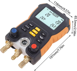 Manómetro Digital HTI HT750, Medidor de Presión, Probador de Temperatura Dual, Precisión de 0.5%FS, Portátil - Product Image 2