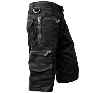 Pantalones cortos Cargo de moda para <span class=keywords><strong>hombre</strong></span> 2024, pantalones cortos de camuflaje para <span class=keywords><strong>hombre</strong></span>, pantalones cortos tácticos informales de <span class=keywords><strong>trabajo</strong></span> sueltos de algodón para <span class=keywords><strong>hombre</strong></span> - Product Image 4