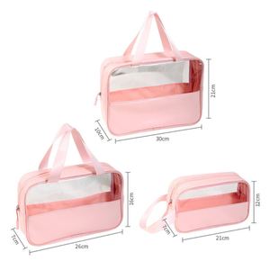 Good Quality Transparent Cosmetic <b>Bag</b> Travel Toiletry <b>Bag</b> <b>Beach</b> Waterproof Large Capacity Storage <b>Bag</b> - Product Image 2