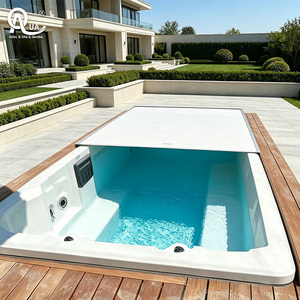 Cubierta Motorizada para Piscina Water Crown, Persianas Enrollables de Aluminio, Cubierta de Seguridad Retráctil para Piscina y Spa, Tamaño Personalizado - Product Image 3