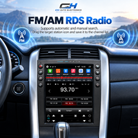 Untuk Ford Edge 2009-2013 Android 15 Layar Vertikal Gaya Tesla 12.1 Inci Stereo Mobil Octa Core CarPlay Android Auto GPS 4G WiFi