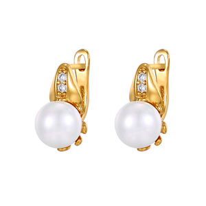 E-20 Xuping <span class=keywords><strong>perla</strong></span> delle donne gioielli in oro imitazione <span class=keywords><strong>perla</strong></span> <span class=keywords><strong>clip</strong></span> su <span class=keywords><strong>orecchini</strong></span> - Product Image 1