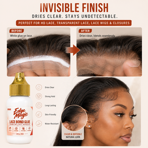 Colle pour perruque UBERCARE à tenue forte, invisible, résistante à l'eau, adhésif pour perruque résistant à la transpiration, séchage rapide, longue durée - Product Image 3