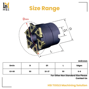 หัวกัดแบบเปลี่ยนเม็ดมีดได้ชนิด SMT T-Slot สำหรับเม็ดมีด TT43L หัวกัดดิสก์สำหรับงานหนัก สำหรับเครื่อง CNC สำหรับงานกัดร่องโลหะ - Product Image 3
