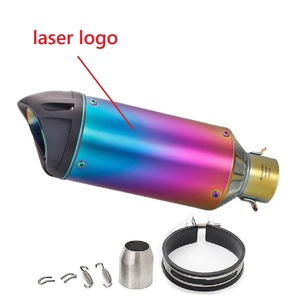 CHMotor Tubo de Escape Universal de 51 mm para Motocicleta Kawasaki <span class=keywords><strong>Ninja</strong></span> Z900 Z400 Duke 390 GSX-<span class=keywords><strong>250R</strong></span>, Accesorios para Motocicleta - Product Image 2