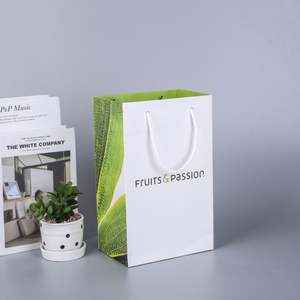 Custom Luxury Kraft Paper Gift Bag with Ribbon Biodegradable Small Business <b>Packaging</b> Personalized Logo Offset Printing - Product Image 2