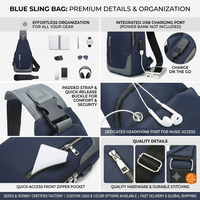 Bolso Bandolera BEARKY para Hombre, Anti-Robo, Color Puro, Lona Ligera y Resistente, Estilo Ejecutivo y Moderno