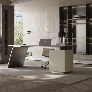 Escritorio de Oficina para Jefe Sencillo y Moderno, Escritorio Presidencial de Moda, Escritorio de Gerente de Ambiente Exclusivo, Muebles para Escritorio de Jefe de Gran Clase - Product Image 2